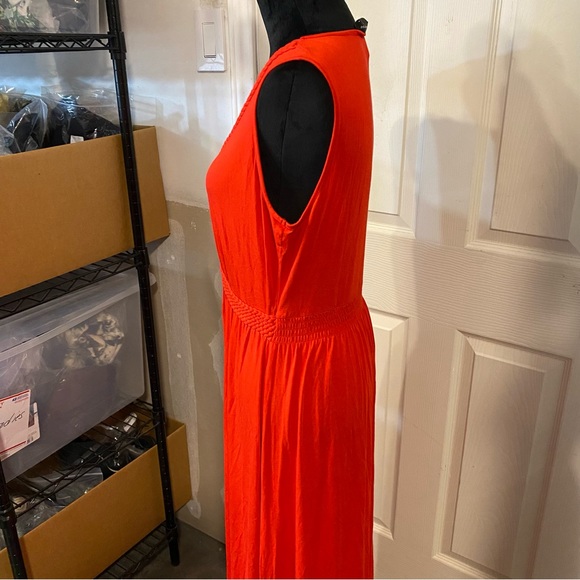 Spense Maxi Dress Sleeveless Red Spandex Floor Length XL Dress summer ca… - Picture 3 of 9